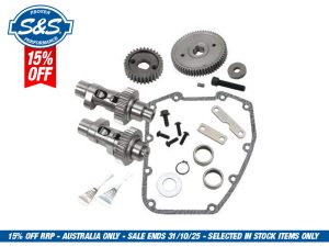 583GE Gear Drive Easy Start Camshaft Kit. Fits Twin Cam 1999-2006.