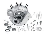 Alternator Style Crankcase Assembly with Stock Bore - Natural. Fits Big Twin 1970-1984.