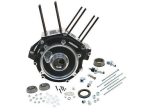 Crankcase Assembly with 3-1/2in. Bore - Black. Fits Big Twin 1984-1991.