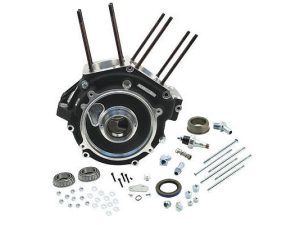 Crankcase Assembly with 3-1/2in. Bore - Black. Fits Big Twin 1984-1991.