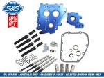 Cam Chest Kit with Black Pushrod Kit, No Cam - Suits Chain Drive Camshaft. Fits Twin Cam 2007-2017