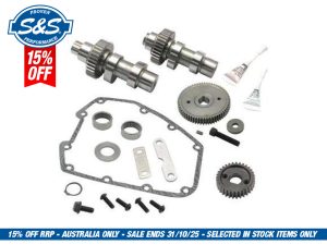 585G Gear Drive Camshaft Kit. Fits Dyna 2006 & Twin Cam 2007-2017.
