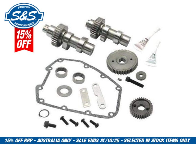 585G Gear Drive Camshaft Kit. Fits Dyna 2006 & Twin Cam 2007-2017.