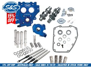 Cam Chest Kit with 510C Chain Drive Cams. Fits Twin Cam 1999-2006