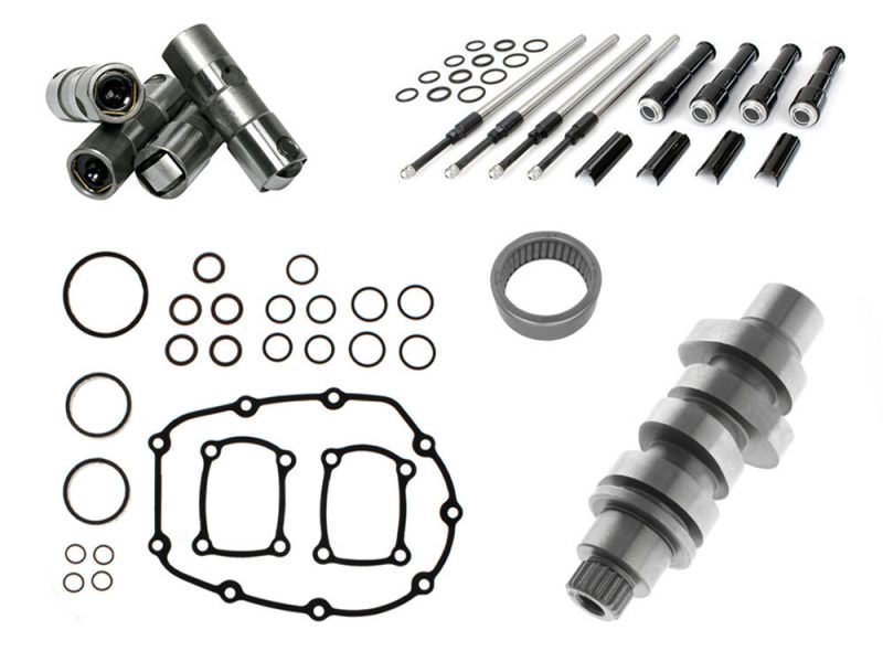 S&S 475C Performance Cam Kit - Black Pushrods. Fits Milwaukee-Eight 2017up