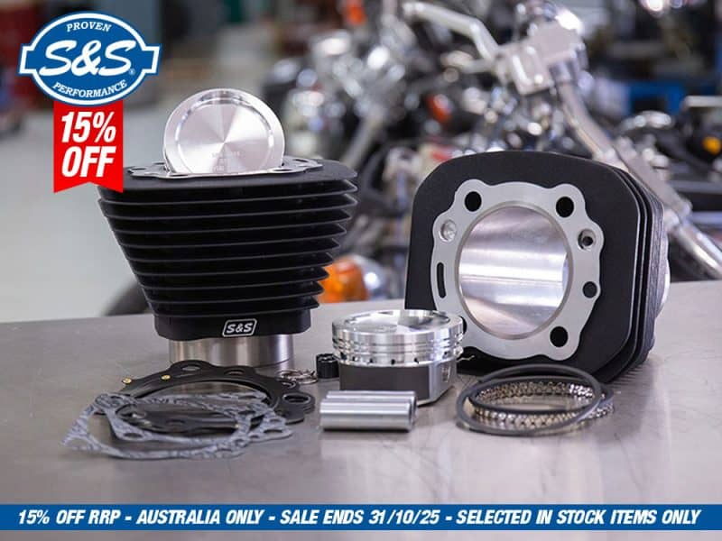 High-performance motorcycle engine parts from Revelry Motorcycles, perfect for custom bike builds and repairs.