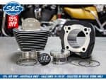 High-performance motorcycle engine parts including cylinders, pistons, and gaskets from Revelry Motorcycles Australia.