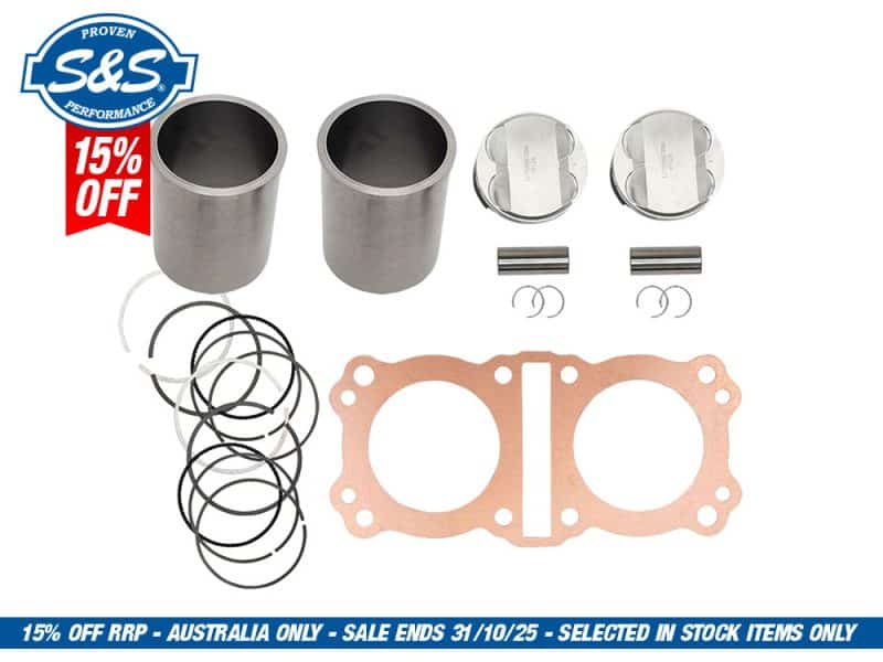 650cc to 865cc Big Bore Kit. Fits Royal Enfield 650 Twins 2019up High-performance motorcycle piston kit with rings for revvy, reliable engine upgrades.