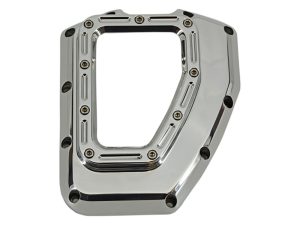 Assault Clear Cam Cover - Chrome. Fits Twin Cam 2001-2017.