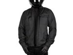 High-quality black motorcycle riding jacket with protective features, perfect for motorcycle enthusiasts in Australia.
