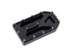 Aggressor Brake Pedal Pad - Black. Fits Touring 1980up, FL Softail 1986-2017 & Dyna Switchback 2012-2016