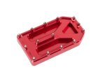 Aggressor Brake Pedal Pad - Red. Fits Touring 1980up, FL Softail 1986-2017 & Dyna Switchback 2012-2016