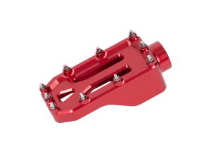 Aggressor Brake Arm Pedal - Red. Touring 2014up (Using Thrashin Brake Arms)