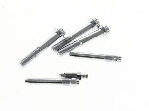Caliper Mount Bolt & Washer Kit - Chrome. Fits Front on FX, FL & Sportster 2000-2007 & V-Rod 2002-2005.