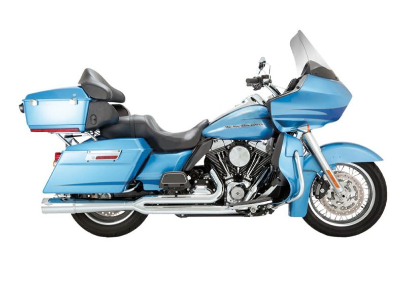 Pro Pipe 2-into-1 Exhaust - Chrome. Fits Touring 2010-2016