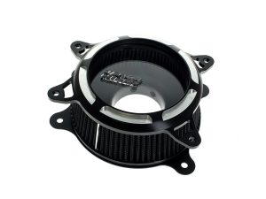 High-performance motorcycle air intake with sleek design for revelry motorcycles enthusiasts.