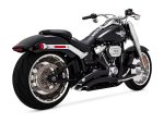 Big Radius Exhaust - Black. Fits Breakout & Fat Boy 2018-2024