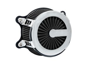 High-performance motorcycle air filter, essential for Revelry Motorcycles custom builds.