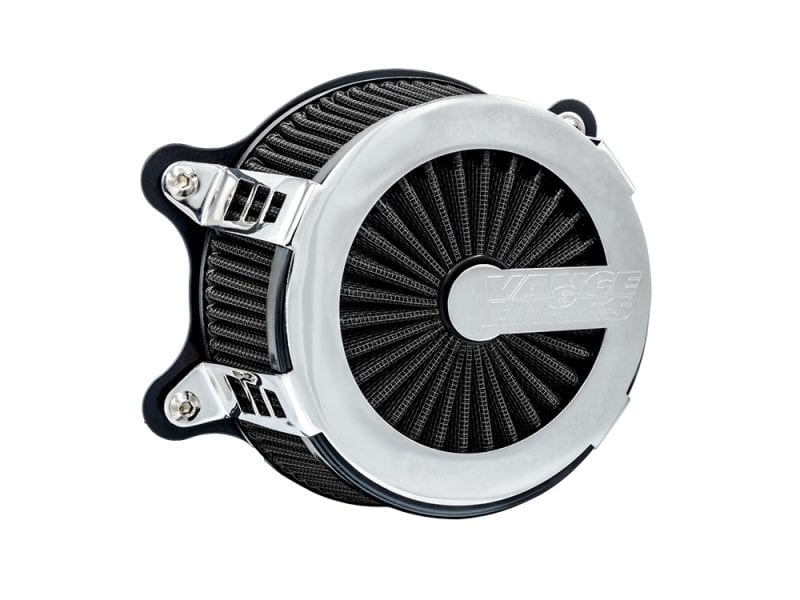 High-performance motorcycle air filter, essential for Revelry Motorcycles custom builds.