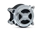 High-performance motorcycle air cleaner with sleek metal design for Harley Davidson bikes.