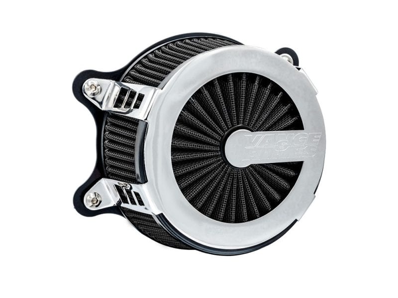 High-performance motorcycle air filter for Revelry Motorcycles, ensuring optimal engine airflow and filtering.