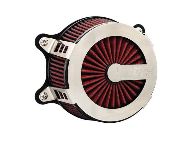VO2 Cage Fighter Air Cleaner Kit - Brushed Stainless Steel. Fits CVO Touring 2023up High-performance motorcycle air filter for Revelry Motorcycles in Australia.