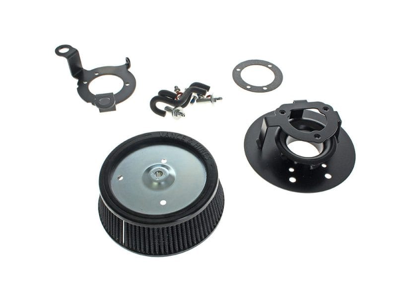 VO2 Naked Air Cleaner Kit. Fits Softail 2000-2015 High-performance motorcycle air filter and mounting components for Revelry Motorcycles in Australia.
