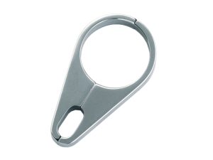 1-1/4in. Cable Clamp with 1 x 8mm Throttle & Idle Cable Slotted Hole - Chrome