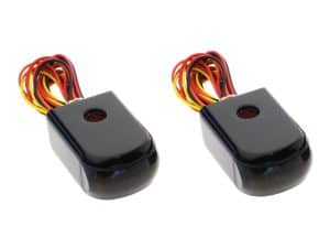 2. High-quality motorcycle electronic relay with red, yellow, and black wiring.