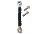 High-quality motorcycle linkage with mounting bolts for reliable bike suspension.