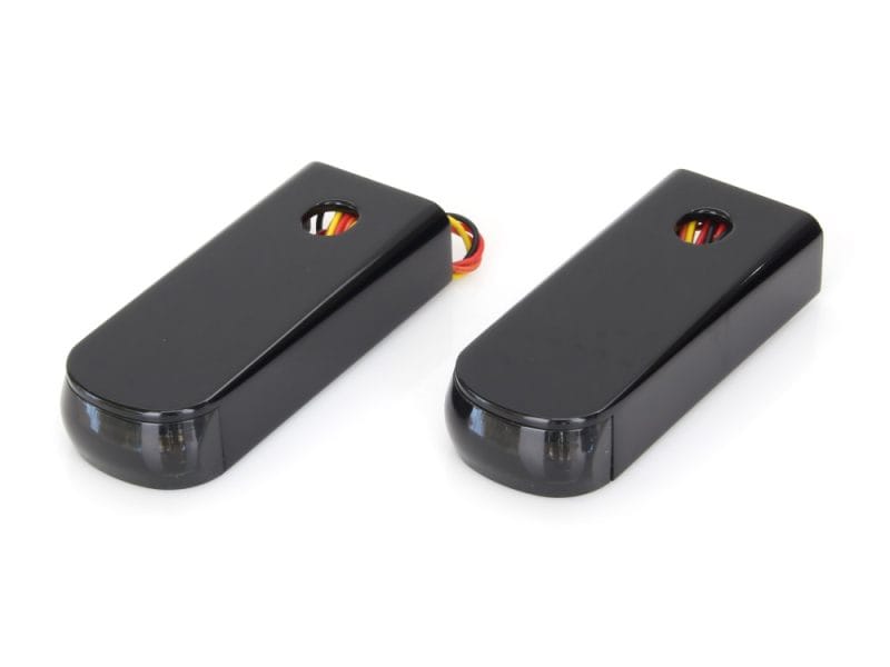 Wireless motorcycle turn signal alarms for Revelry Motorcycles, sleek black design in AU style.