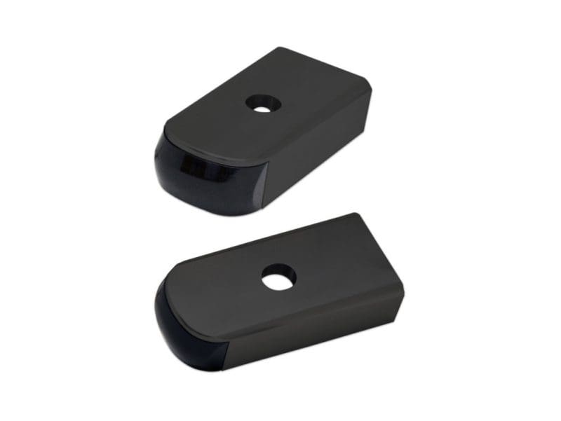 Strut Light Kit with Red Run/Brake & Amber Turn Signal - Black. Fits Breakout 2018up. Stylish black motorcycle footpegs for Revelry Motorcycles, durable and corrosion-resistant.