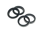 Sealed motorcycle fork oil seals for smooth riding and protection.