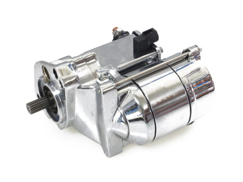 High-performance motorcycle starter motor for Revelry Motorcycles Australia.