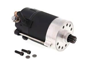 High-performance motorcycle starter motor for Revelry Motorcycles Australian bikes.