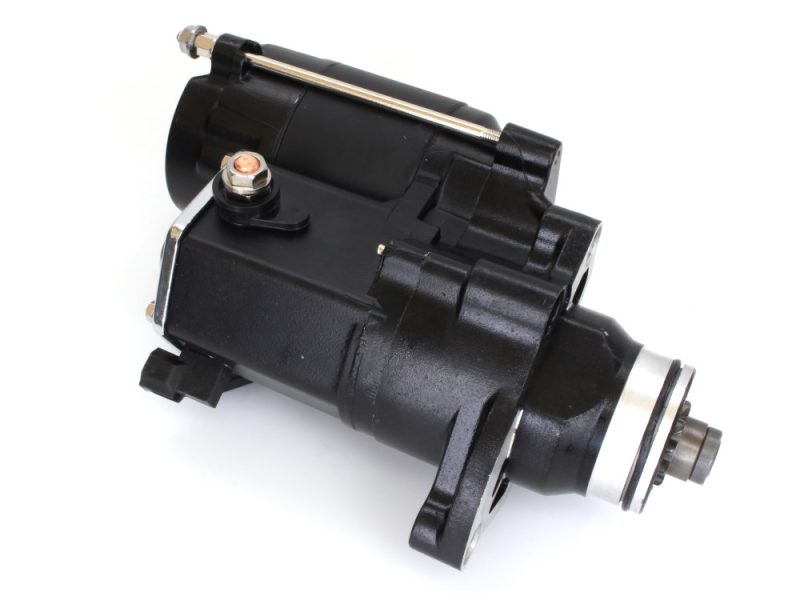 High-performance motorcycle starter motor for Revelry Motorcycles in Australia.