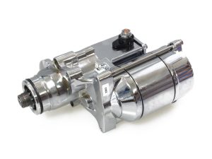 High-performance motorcycle starter motor for Revelry Motorcycles Australia.