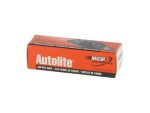 AutoLite NASCAR performance spark plug replacement part for motorcycle engines.