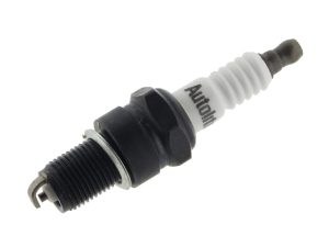 Spark plug for motorcycle engine ignition system.
