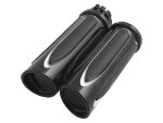 Deep Cut Comfort Handgrips - Black. Fits H-D with Throttle Cable
