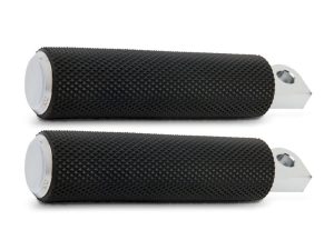 High-quality motorcycle handlebar grips with textured rubber surface for enhanced grip and control. Compatible with various bike models.