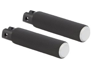High-quality black motorcycle handlebar grips for Revelry Motorcycles enthusiasts.