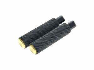 Anti-slip motorcycle handlebar grips for enhanced control and comfort.