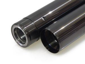 Fork Tubes - Black. +2in. Oversize. Fits Softail 2018up.