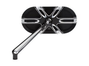 High-performance motorcycle side mirror for Revelry Motorcycles in Australia.
