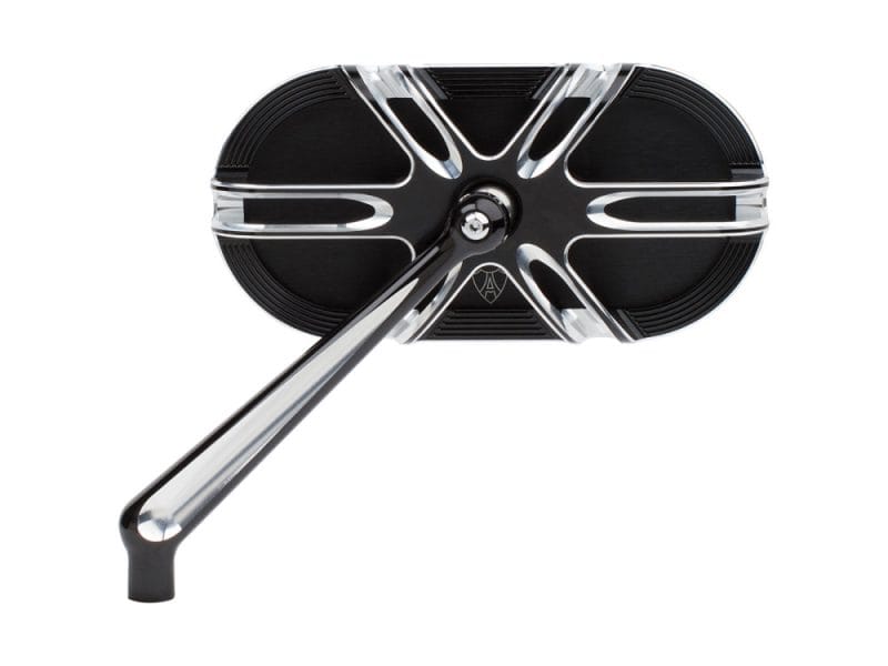 High-performance motorcycle side mirror for Revelry Motorcycles in Australia.