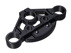 High-performance motorcycle triple clamp for precision handling and control.