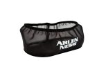 Reflective motorcycle accessory pouch for Revelry Motorcycles gear, black mesh with ARLEN NESS logo.