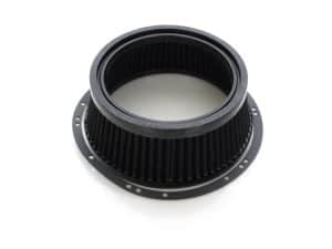 High-performance black motorcycle air filter for Revelry Motorcycles Australia.