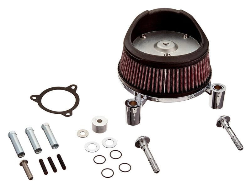 Stage 1 Big Sucker Air Cleaner Kit - Chrome. Fits Touring 2014-2016 with Throttle-by-Wire. High-performance motorcycle air filter kit for Revelry motorcycles in Australia.